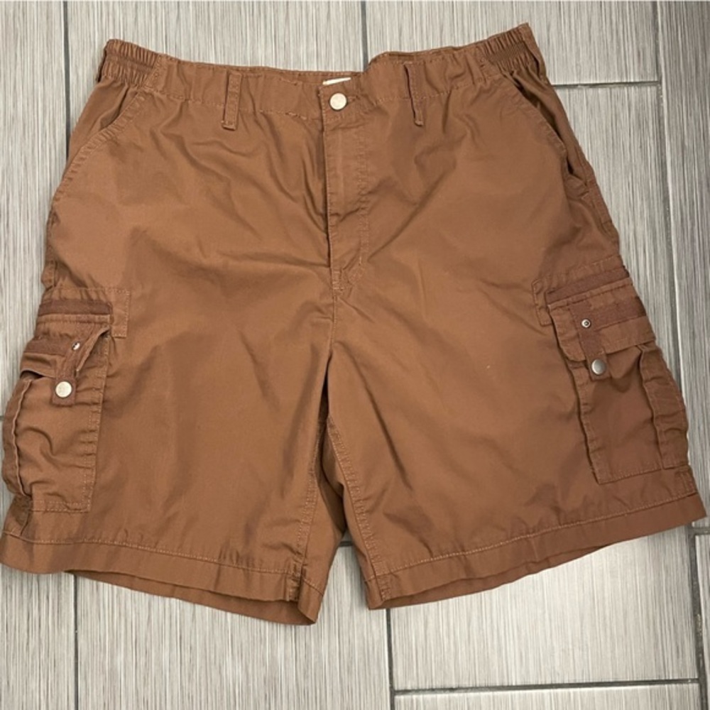 Haband Travelers Brown Cargo Shorts Size 40